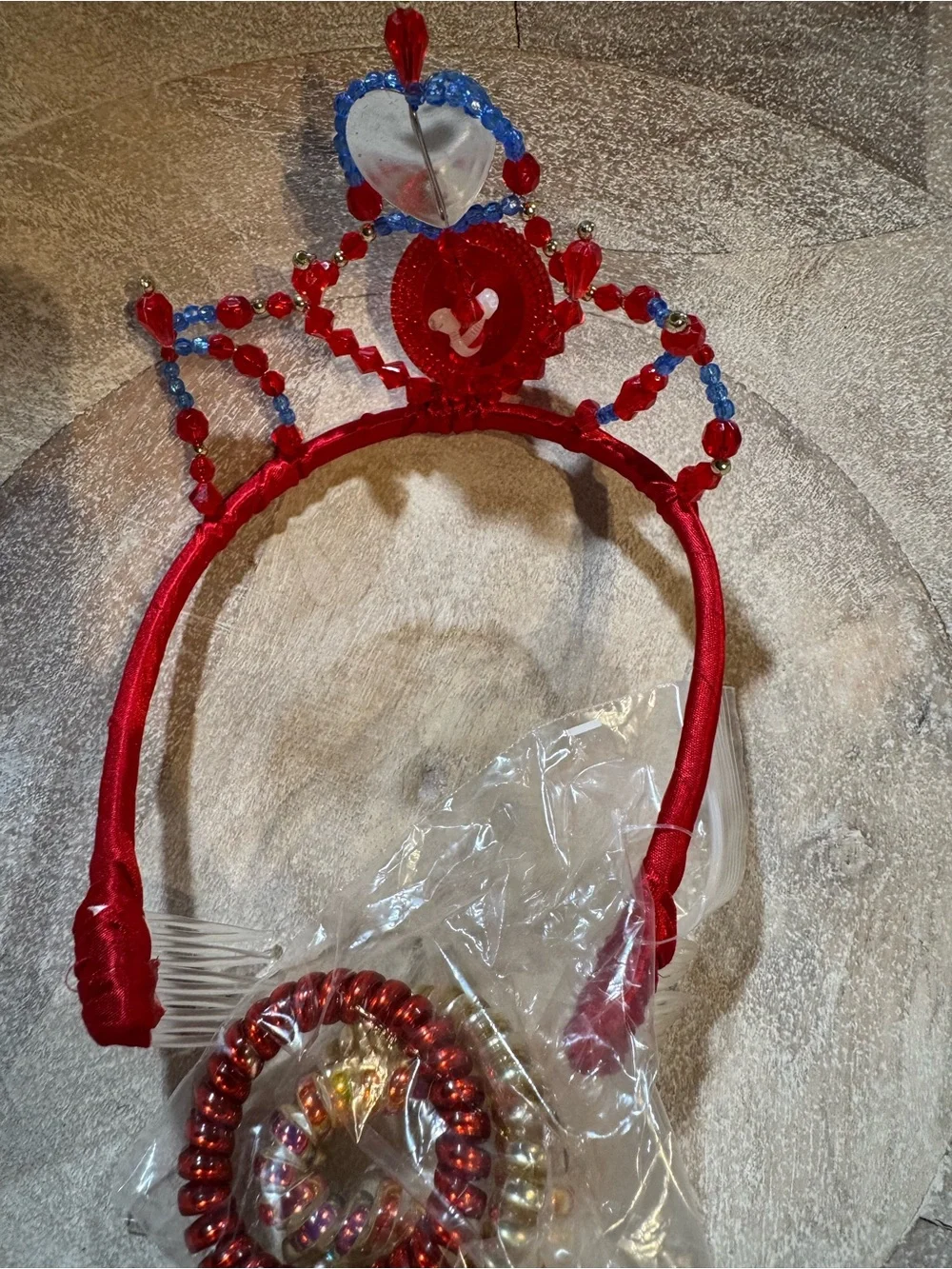 Snow White Red and Blue Princess Tiara